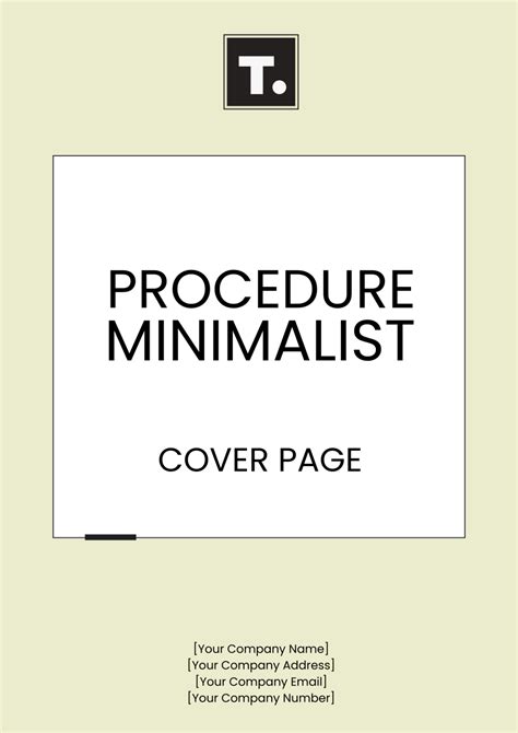 Procedure Cover Page. Examples 的图像结果