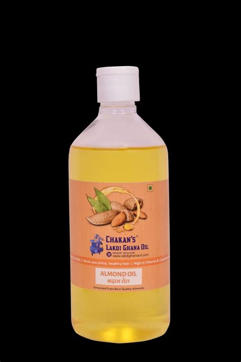 Chakan Lakdi Ghana Pure Cold Pressed Sweet Almond Oil|Rich in Vitamin ...