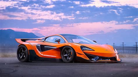 Mclaren P1 Orange Wallpaper
