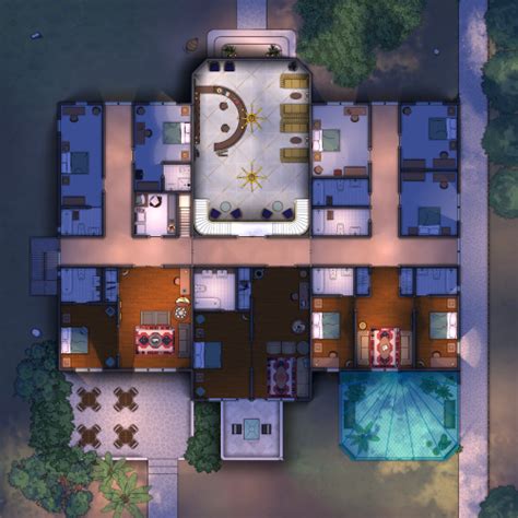 Belle Époque Hotel Map | Cthulhu Architect
