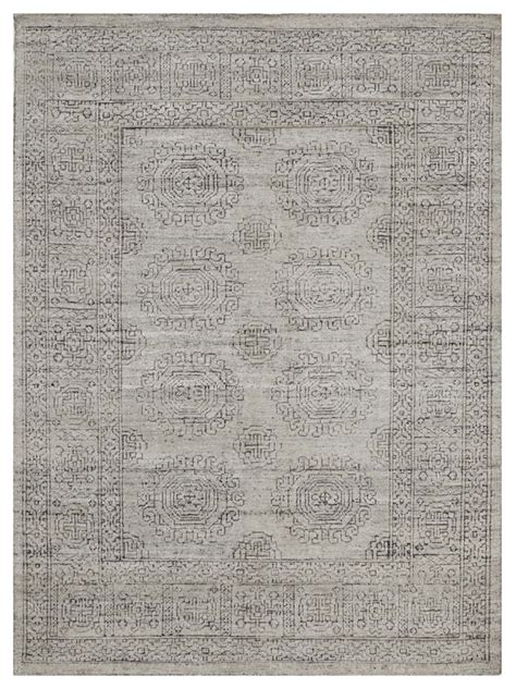 Artisan Serenade Blue Ivory Transitional Knotted Rug – Atlanta Designer ...