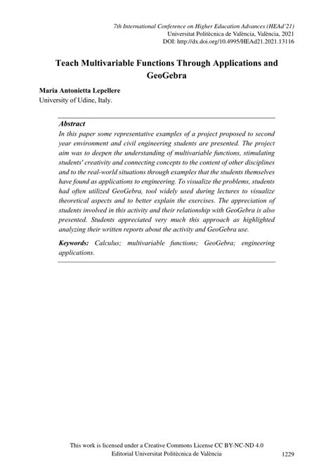 Applications of Multivariable Functions in Civil Engineering 的图像结果