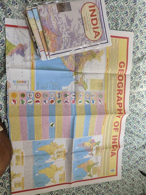 Buy Complete set of UPSC Maps & Charts | set of 11 | India & World Map ...