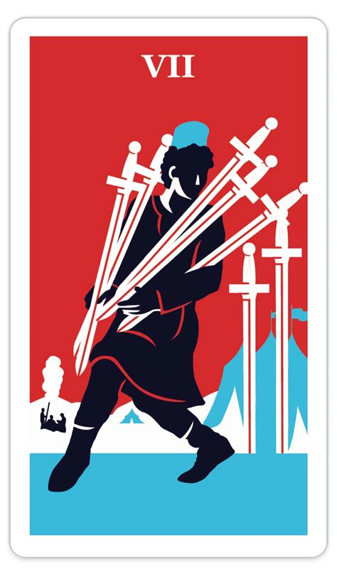 The Seven of Swords Tarot Card Meaning Upright and Reversed