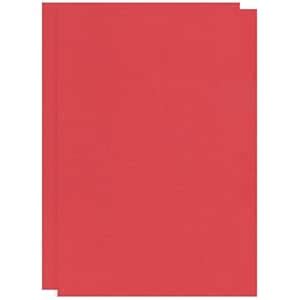 CVANU Premium A4 Color Paper Sheets ROMA RED 250 GSM Color Art Papers ...