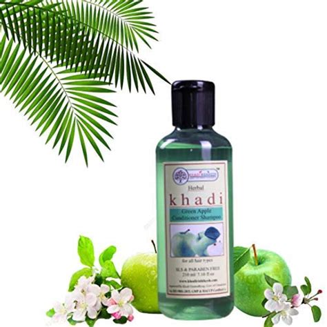 Buy KHADI RISHIKESH Herbal Green Apple Anti Dandruff Shampoo with ...