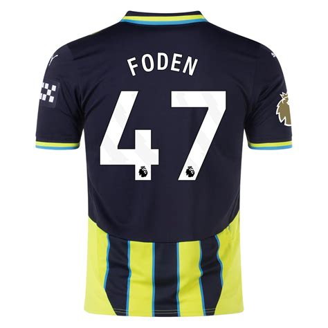 Phil Foden Manchester City 2024/25 Away Jersey by Puma - JerseyBox