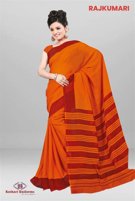 Rajkumari - KB0302 | Dark pink Stylish plain uniform saree