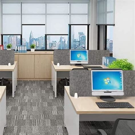 Buy JSFURN Desk Dividers Partitions for Office Desk Portable Privacy ...