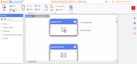 Designer Main Toolbar | IntelliBuddies® Documentation Portal