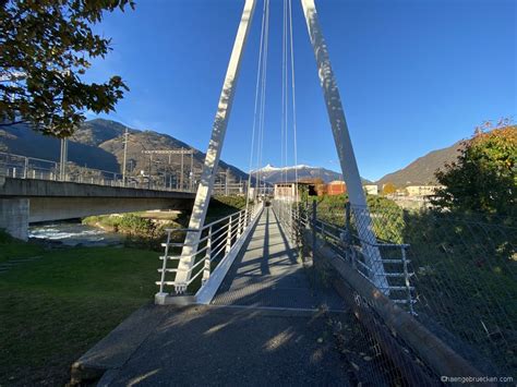 Passerella Fiume Morobbia, bedauernswerte Schrägseilbrücke