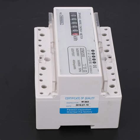 EKM Metering Three-Phase Digital Electric Power Meter 20-80A DIN-Rail ...