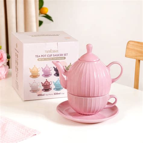 JARDIN Kettle Teacup Saucer Online - Premium Tea Set | Nestasia