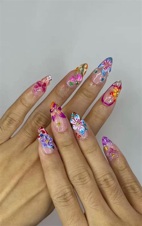 Pin by Jahlay on Nails design in 2025 | Unique acrylic nails, Really ...