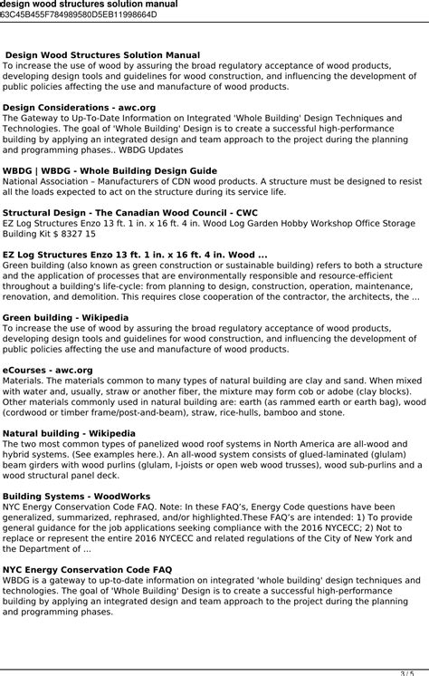 Wood Structures Design 的图像结果