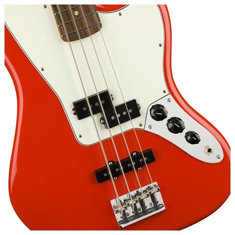DISC Fender Player Jaguar Bass PF, Sonic Red na Gear4Music.com