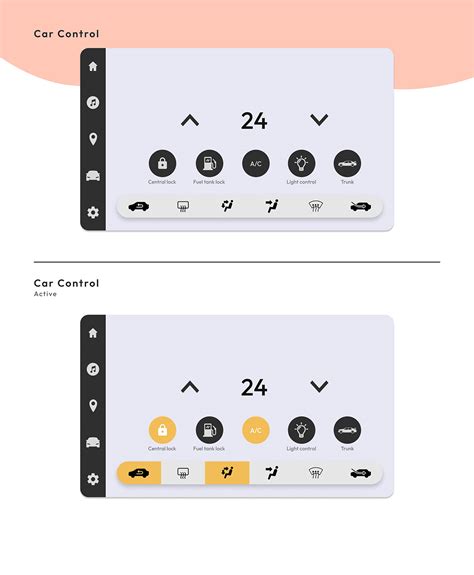 Car Infotainment UI Concept :: Behance