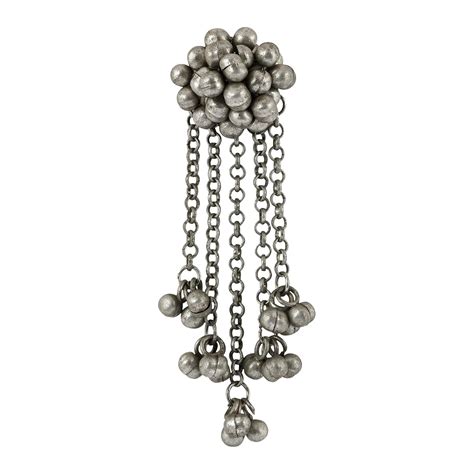 Buy Teejh Naaz Silver Oxidised Ghungroo Juda Pin at Amazon.in