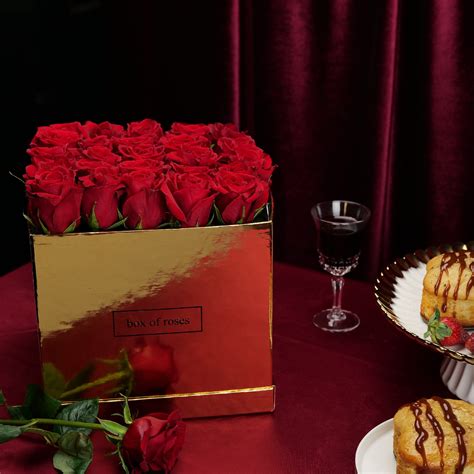 Cardboard Square – Box of Roses Egypt