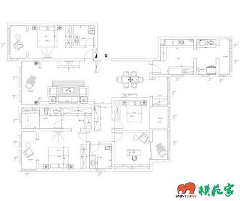中翰学府128平米三居室现代风格客厅装修效果图_别墅设计图