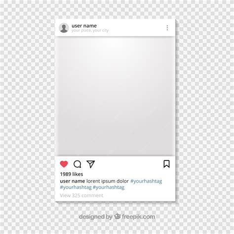 Blank Instagram Post