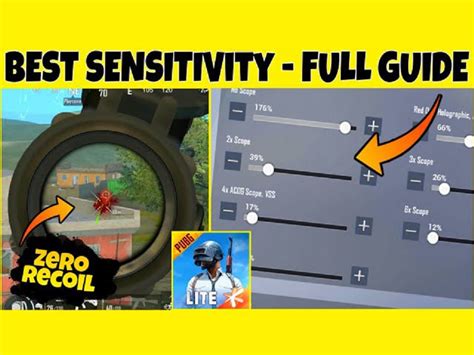 Best Sensitivity Setting of PUBG Mobile Lite 0.22.0, Full Guide