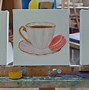 Image result for Bunny in Tea Cup Painting