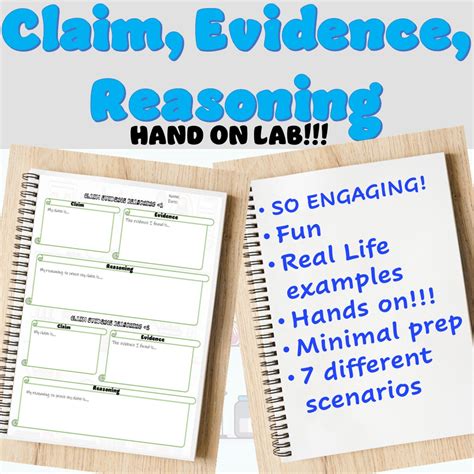 Claim Evidence Reasoning (CER) HANDS ON LAB!!!!! | Made By Teachers