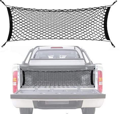 Truck Bed Cargo Net for Pickup, 52''- 66'' Heavy Duty Envelope Style Truck Trunk Cargo Storage ...