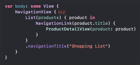 Swift UI Navigation Link Destination 的图像结果