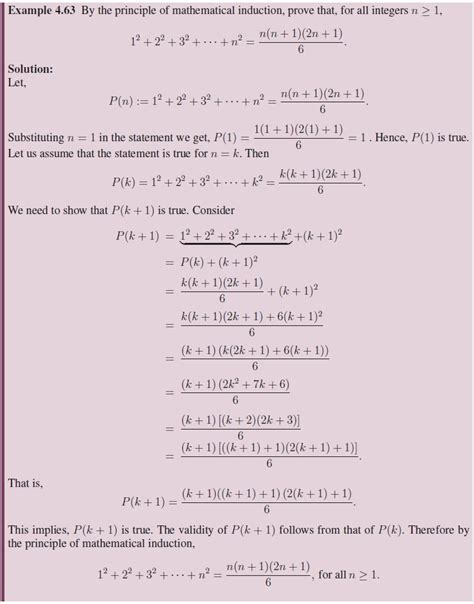 Give an Example of Mathematical Induction Problem and Its Solution Discrete Math 的图像结果