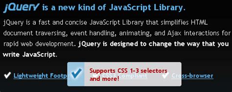 Image result for jQuery JavaScript Homepage