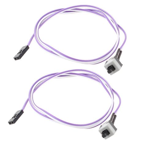 ELECTROPRIME22.8" Length Power Supply Reset Switch Motherboard Cable ...