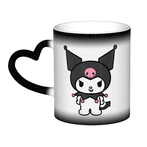 Taza mágica Kuromi sensible al calor que cambia de color con cielo ...