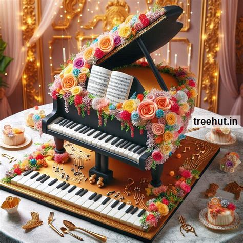 Piano Cake Decoration Ideas, Church Cake Ideas
