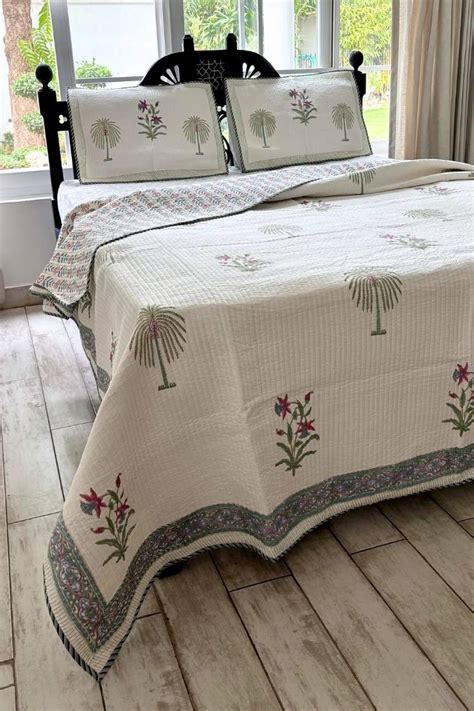 Palmera Quilted Bedspread Set – THAHRYAMAL BALCHAND