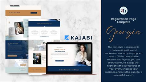 Georgia - Registration Page – Kajabi Templates