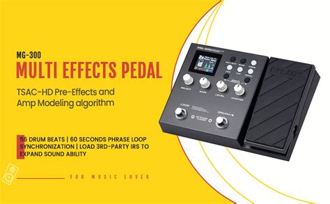 Nux MG300 Modeling Guitar Processor : Amazon.in: Musical Instruments