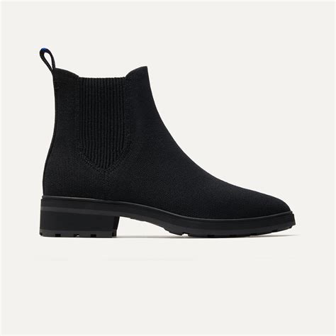 The Lug Boot in Onyx Black | Rothy's