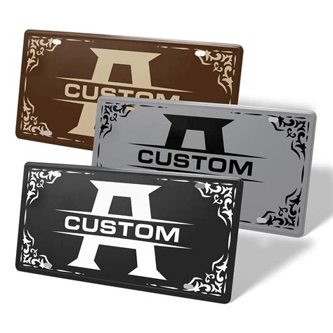 Get Creative with Personalized Replica License Plates | Order Today ...