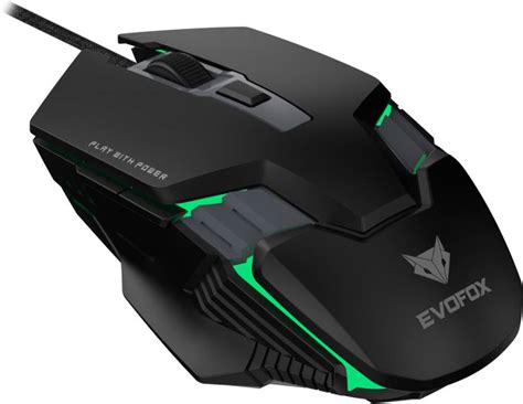 EVOFOX Spectre 3600 DPI Gaming Sensor and 7 Colours Rainbow Lighting ...