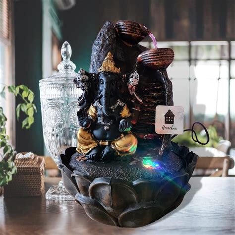 Homebia 16 INCH Ganesh Ji Idol Ganesha Idol Water Fountain Indoor ...