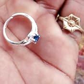 Buy Yellow Chimes Blue Rich Royal Austrian Crystal Sterling Silver ...