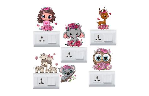 Buy Sahaj Decor Kids Cartoon Switch Board (A Set of Switch Board ...
