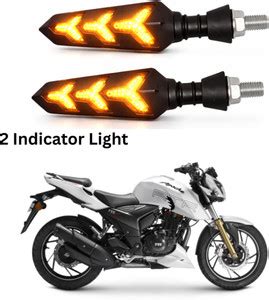gearvolt Front, Rear LED Indicator Light for TVS Apache RTR 180 Price ...
