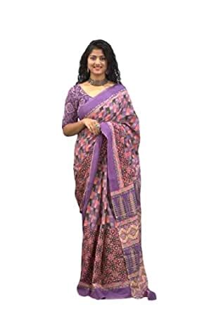 Buy Jalther Handicrafts Women's Ikat Hand Block Print Jaipuri Cotton ...