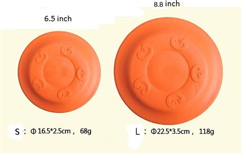 Buy Durable Dog Throw Toy Float Nearly Indestructible Flying Disc Dog ...