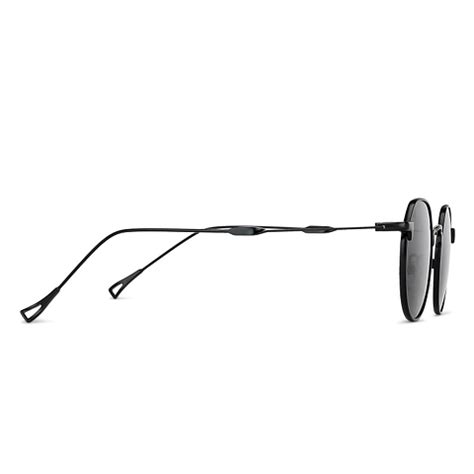 Grey Black Full Rim Round Vincent Chase METAL SUN VC S14051 Sunglasses