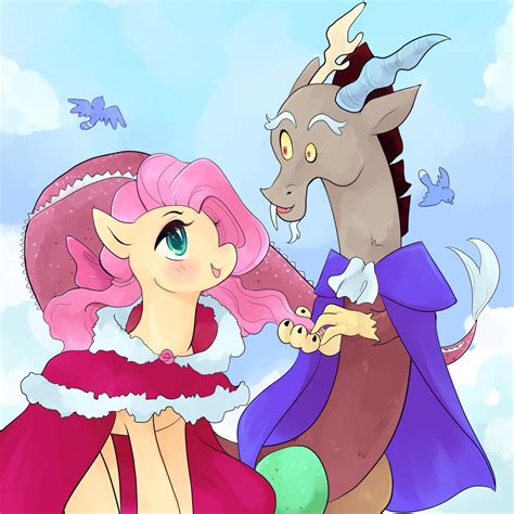 Discord And Fluttershy Kiss