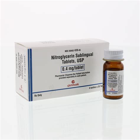 Nitroglycerin Dosage
